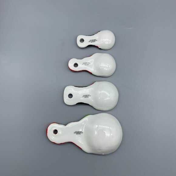 Cute Ceramic Snowman Measuting Spoons Christmas Baking - Picture 5 of 12